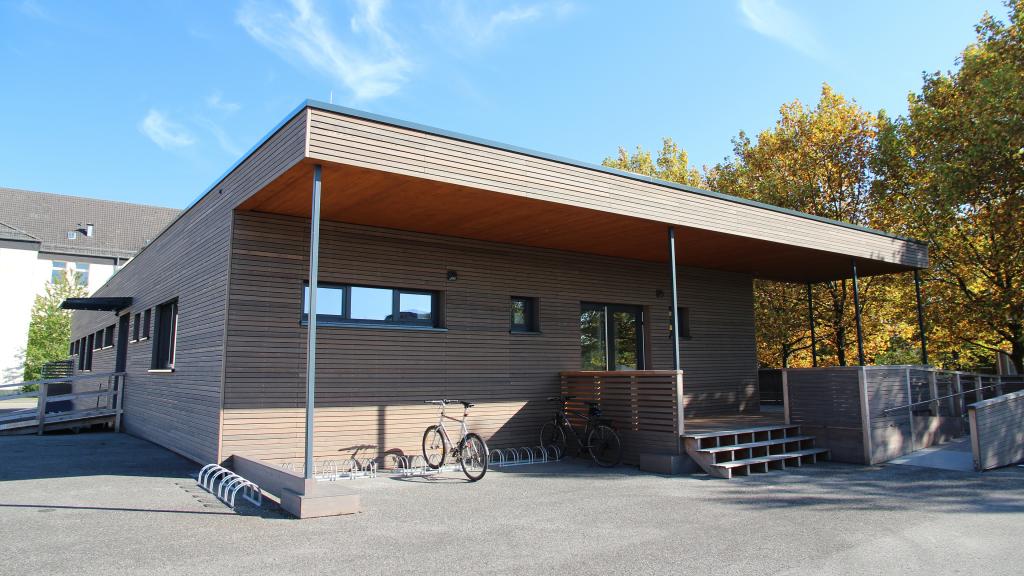 Comptoir alimentaire modulaire de la cantine de la caserne Euskirchen