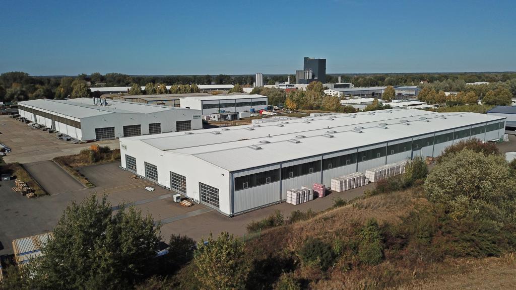 Luftaufnahme SÄBU Mobile Raumsysteme GmbH